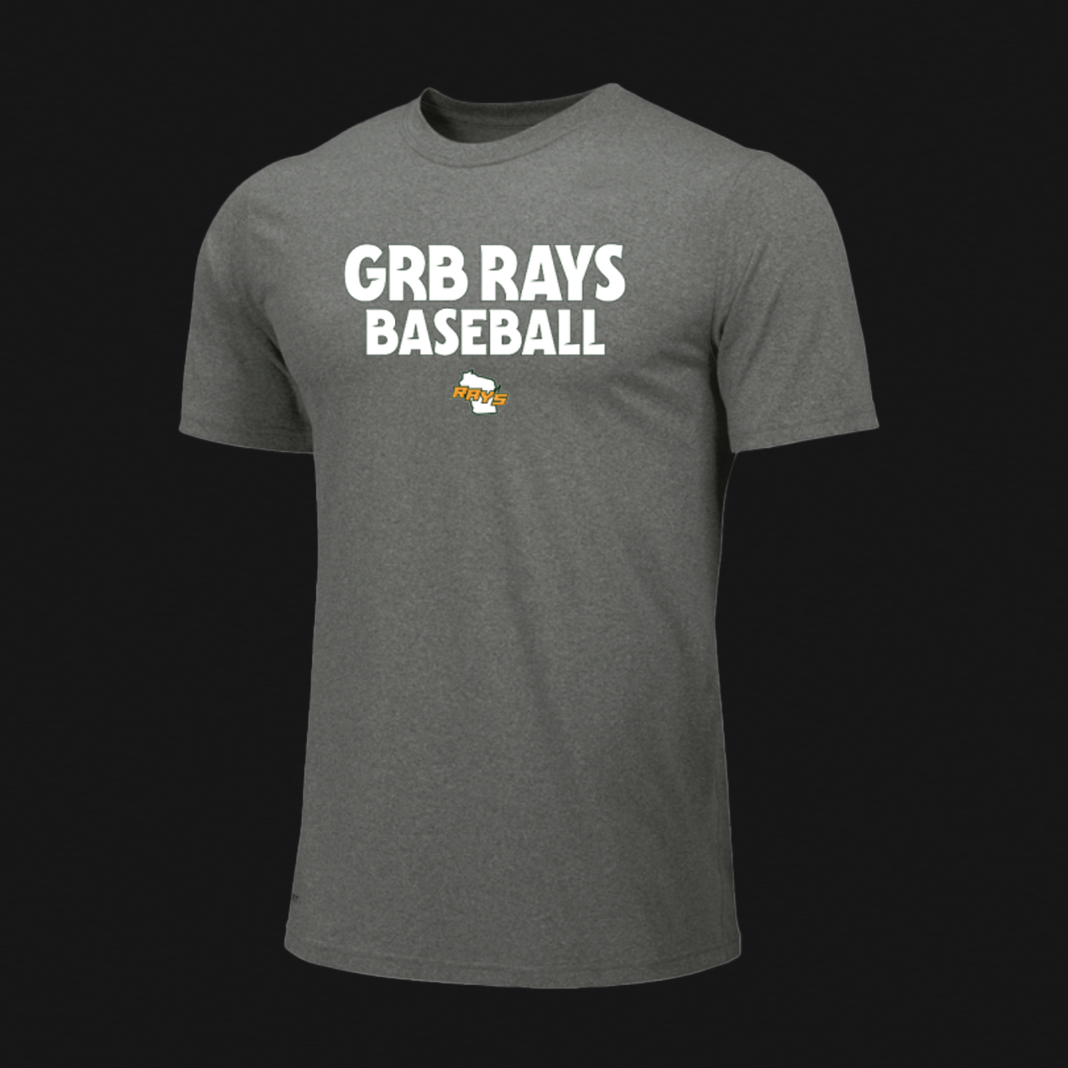 BSN Youth Grey T-Shirt- Rays WI Logo 60