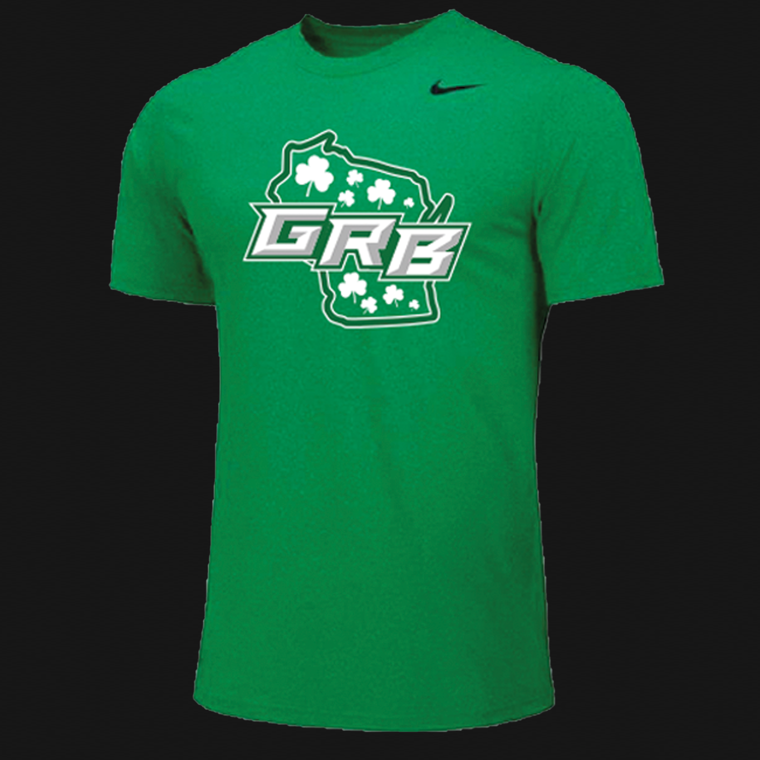 Nike Green T-Shirt- GRB Shamrock Logo