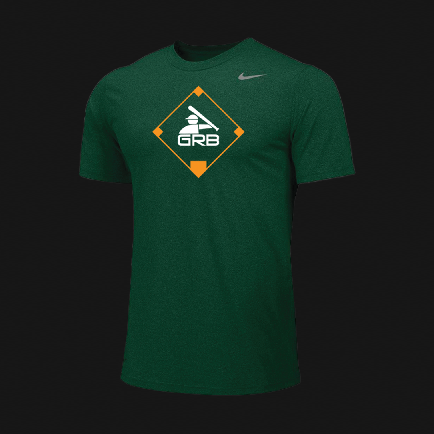 Nike Youth Green T-Shirt- GRB Logo 61