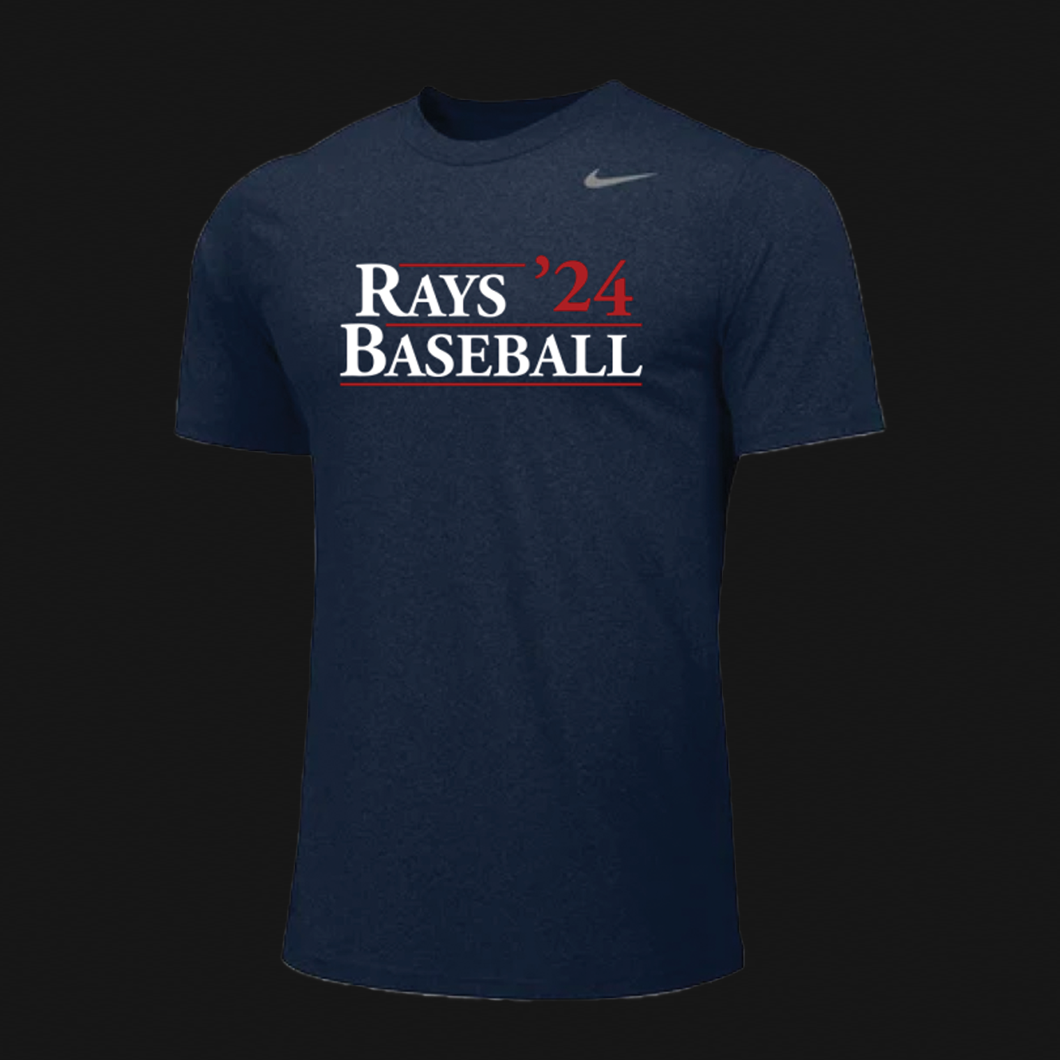 Nike Navy T-Shirt- Rays 24 Logo