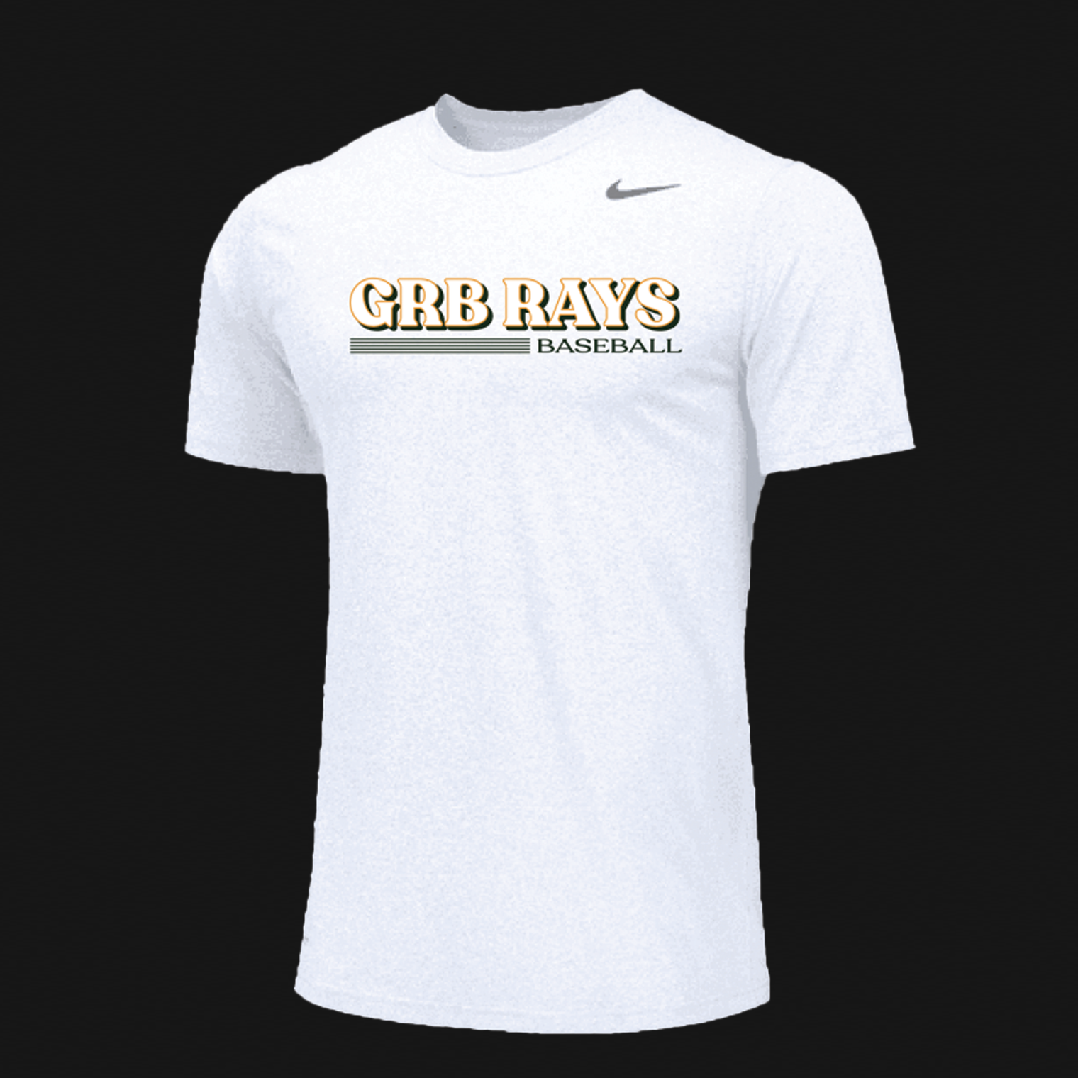 Nike White T-Shirt- Rays Logo BF3