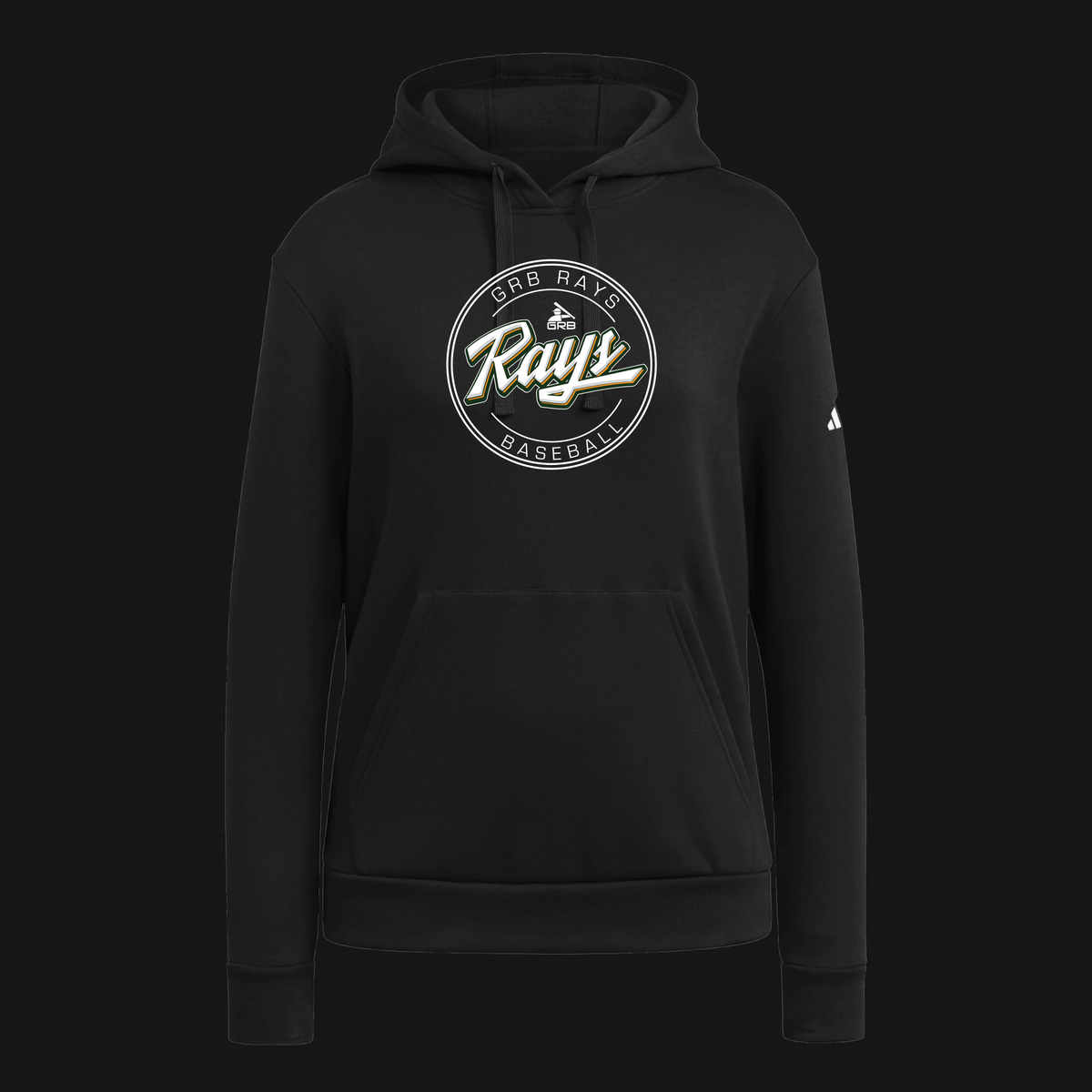 Adidas Women's Black Hoodie - Rays Logo 65