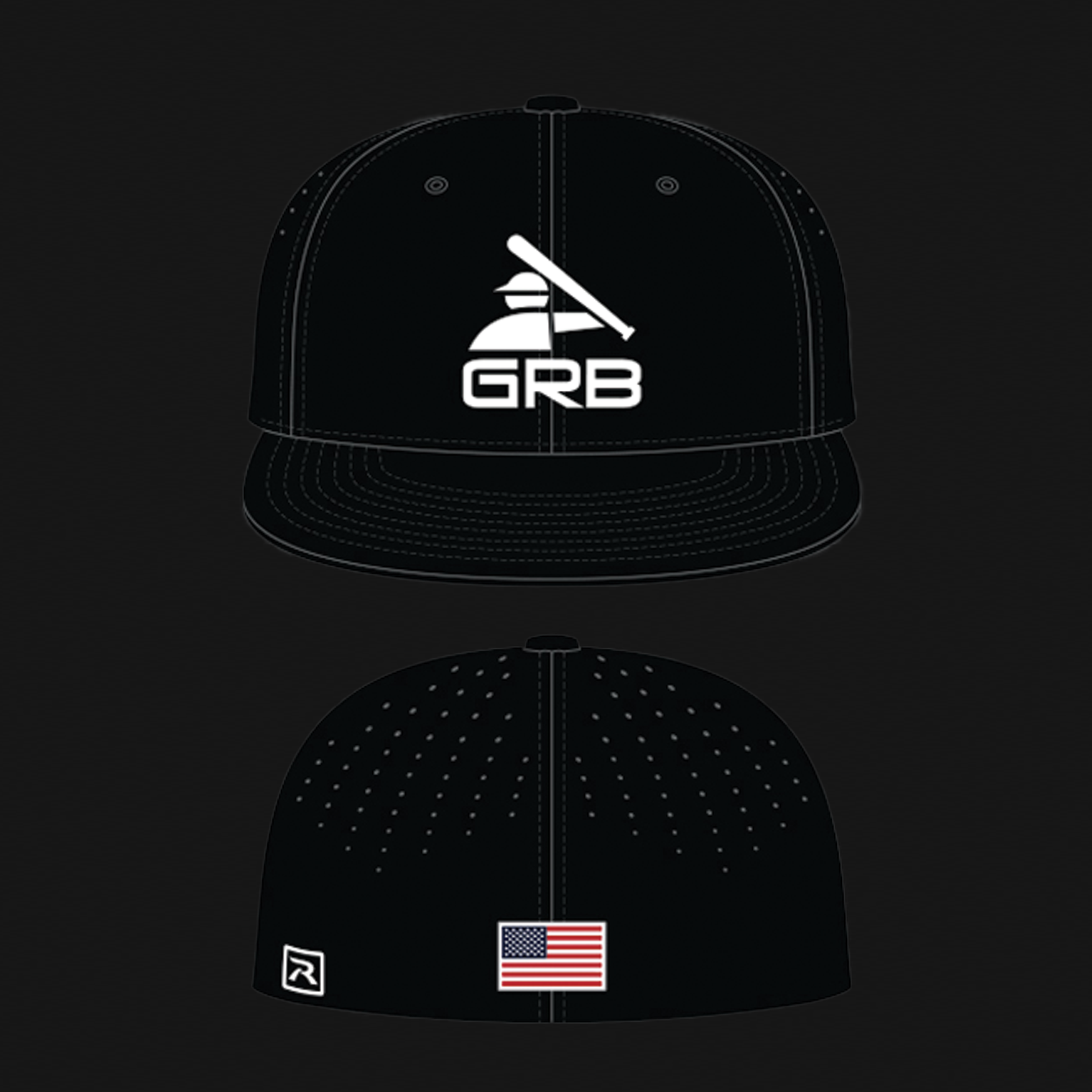 Black Fitted Hat