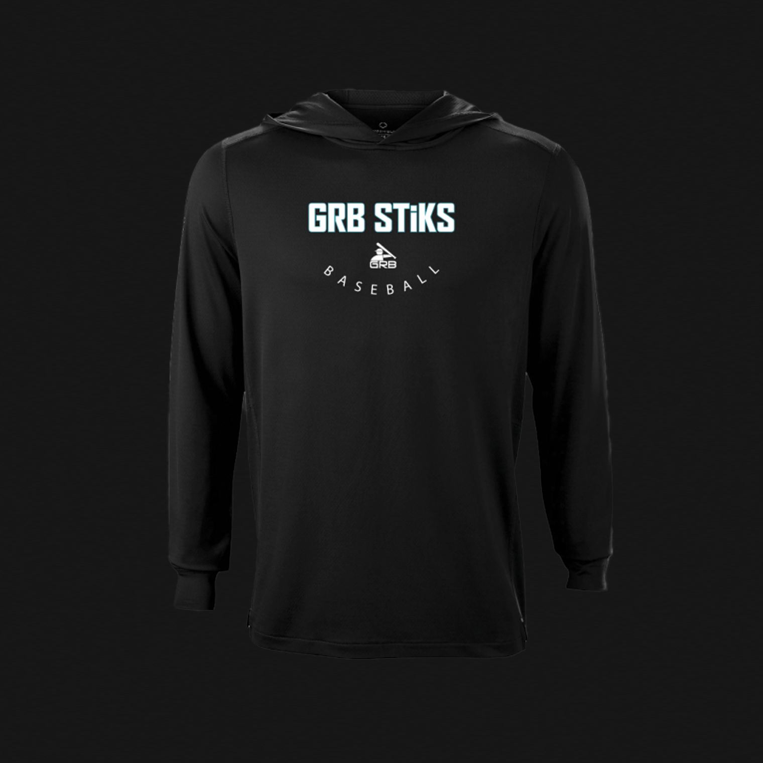 EvoShield Youth Black Training Hoodie- STiKS Logo BF6