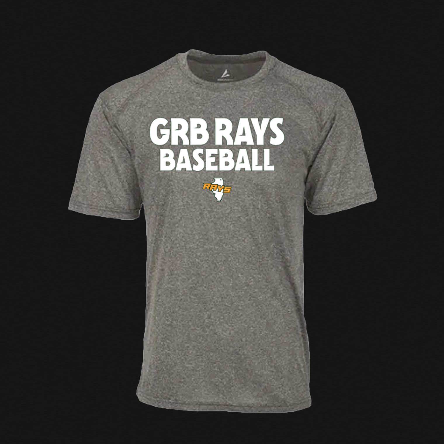 BSN Youth Grey T-Shirt- Rays IL Logo 60