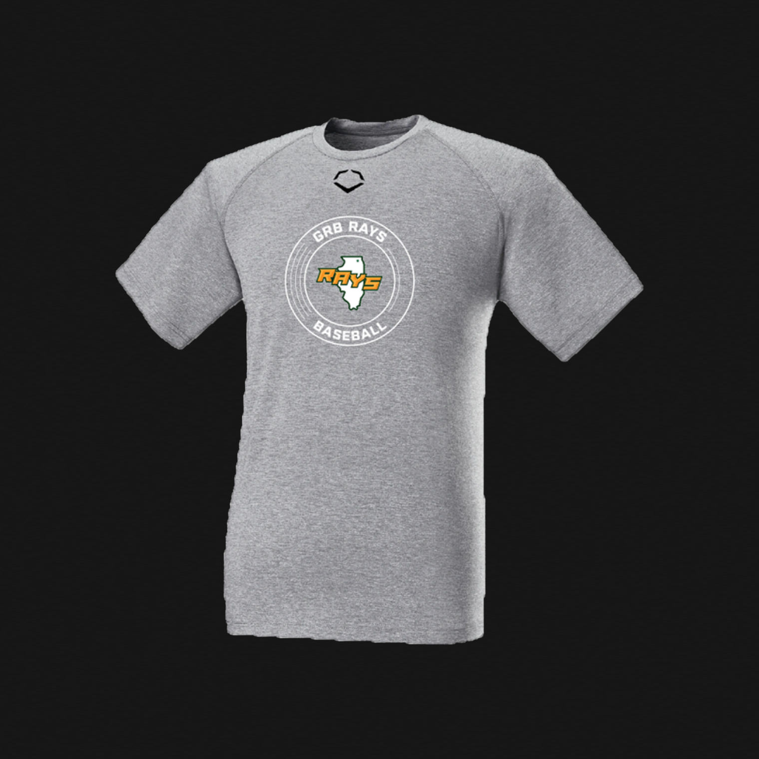EvoShield Tech T-Shirt- Rays IL Circle Logo