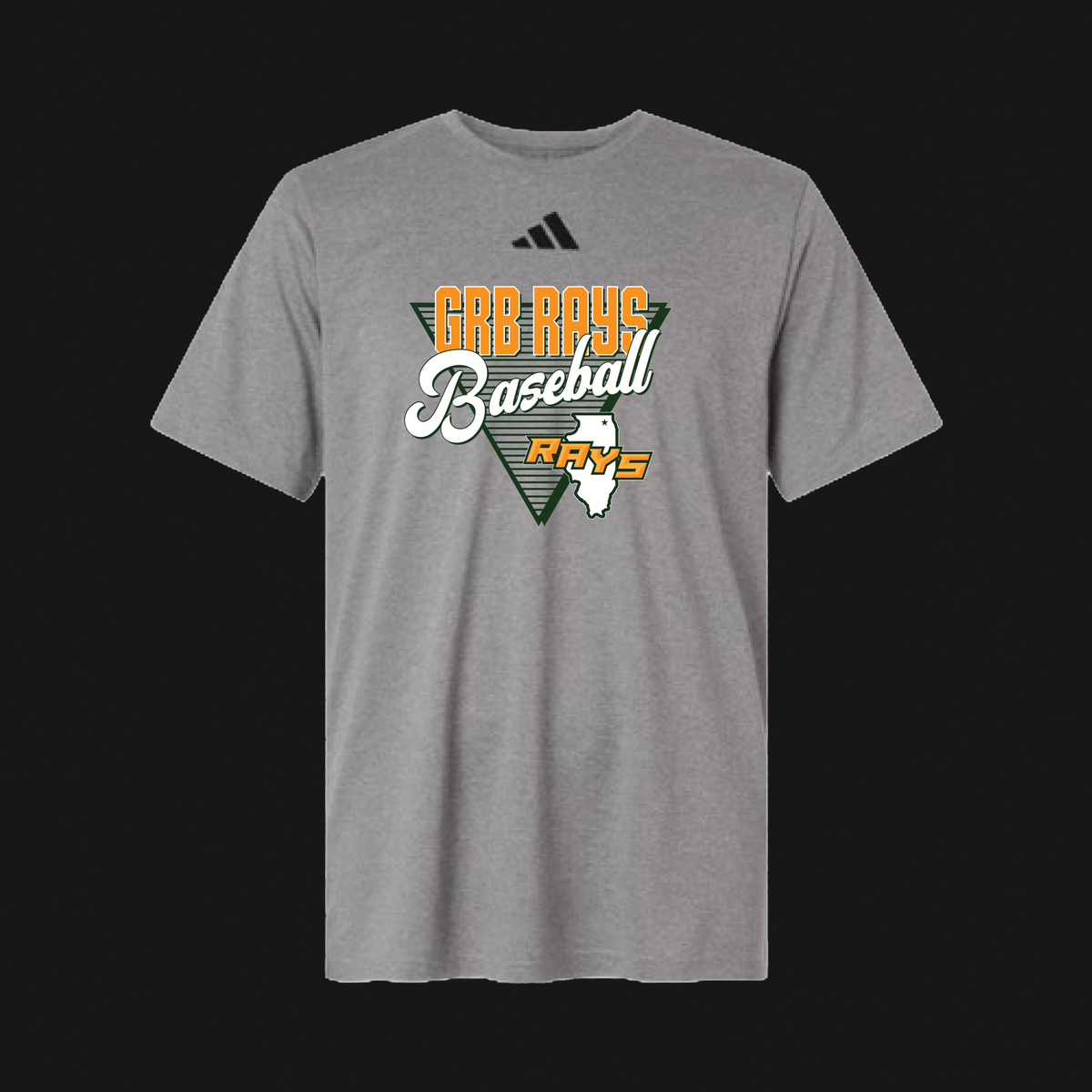 Adidas Grey T-Shirt - Rays IL Logo 67
