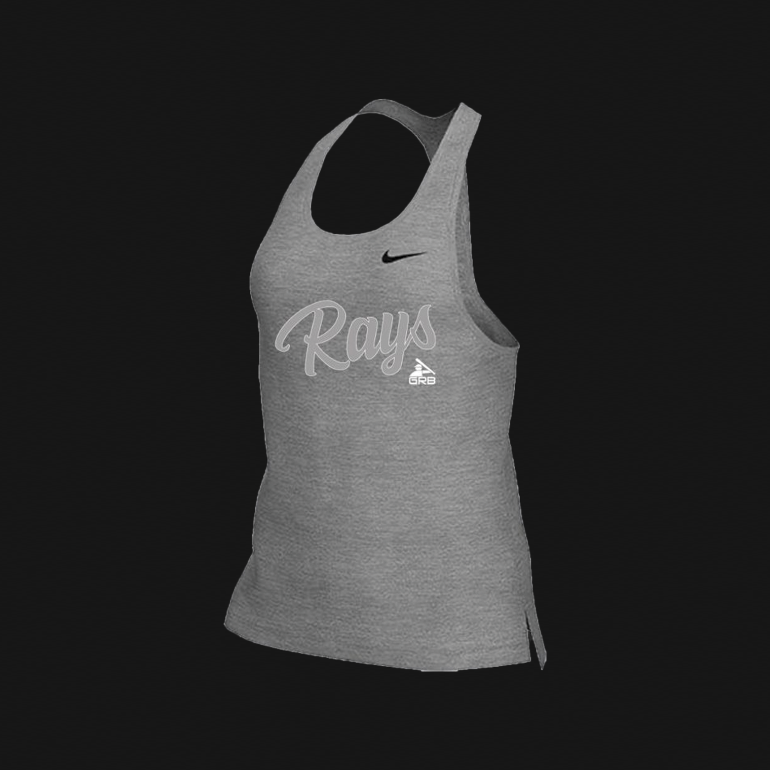 Nike Grey Women's Tank Top- Rays Script Logo