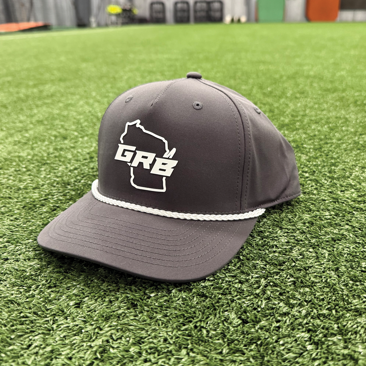 Grey Snapback Hat - Rays WI Logo