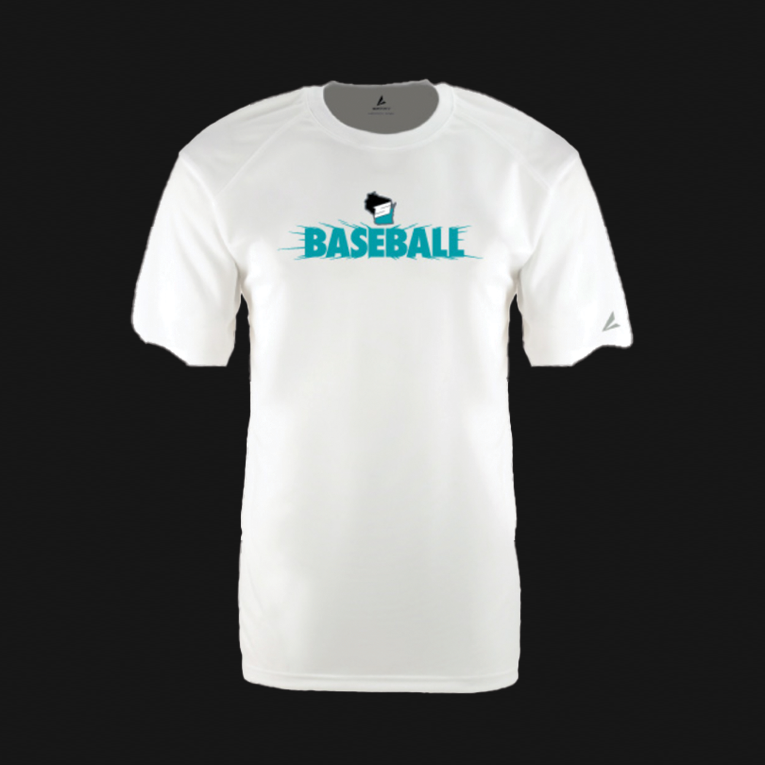 BSN Youth White T-Shirt- STiKS Logo 155