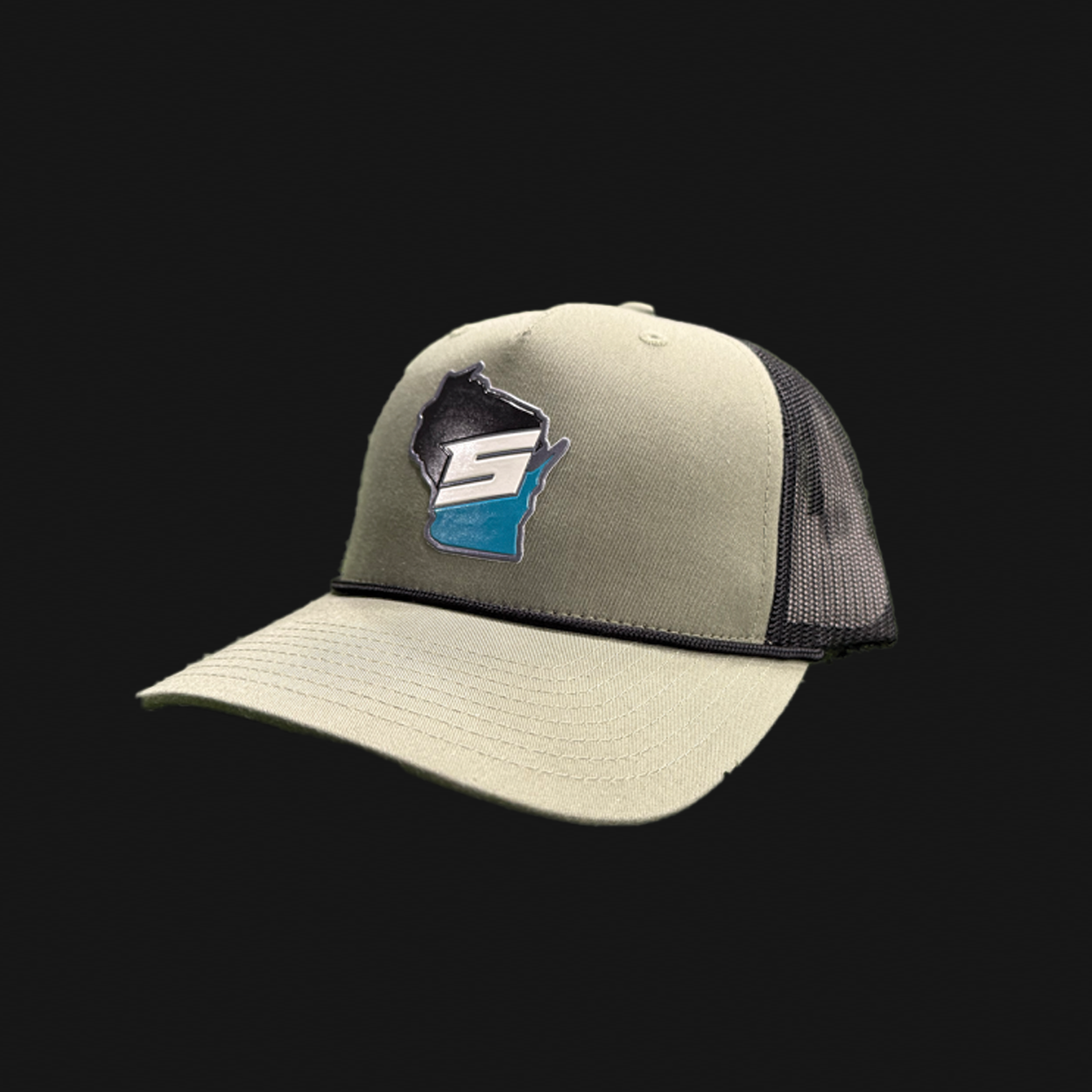 Loden/Black Snapback Hat - STiKS Logo