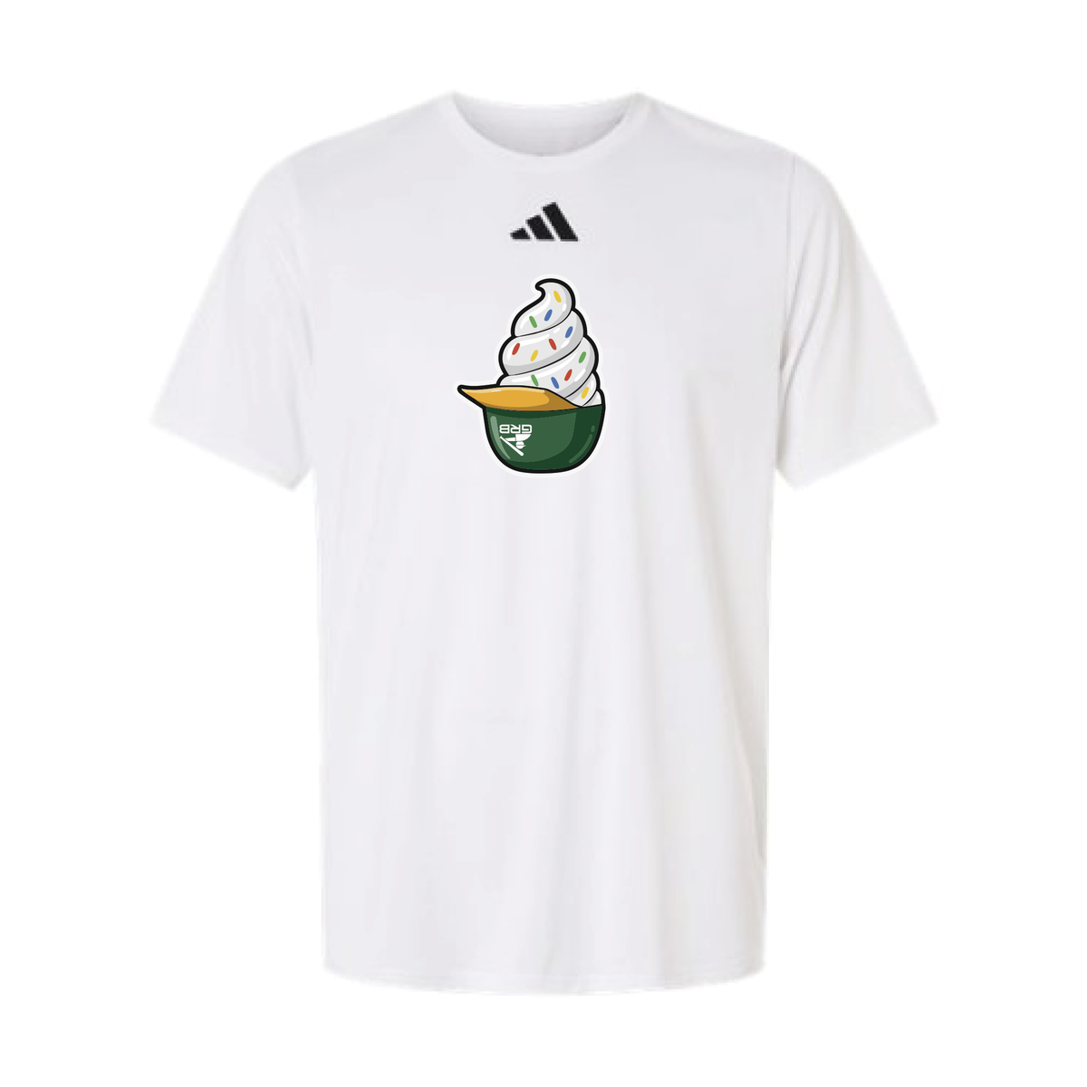 Adidas Youth White T-Shirt - Rays Logo 70