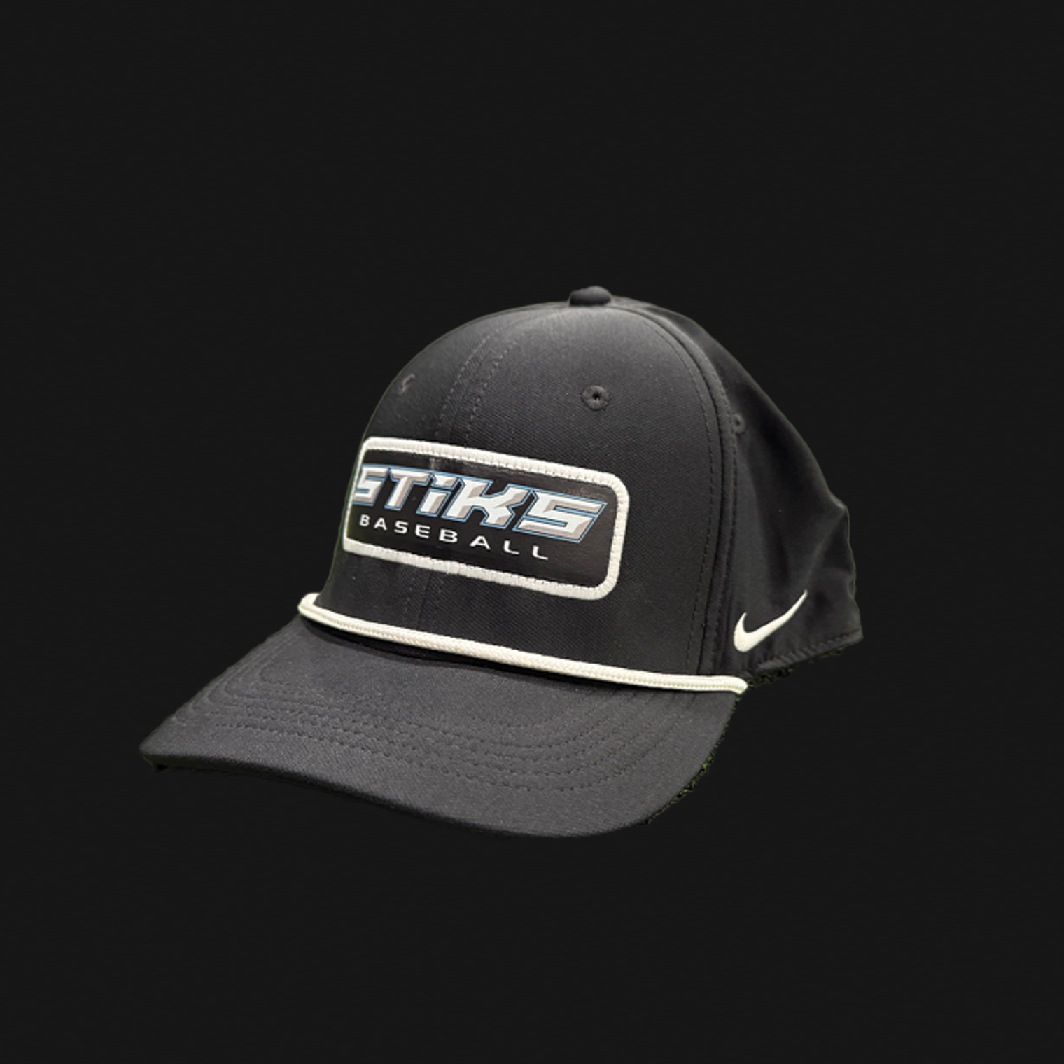 Nike Black Snapback Hat - STiKS Patch